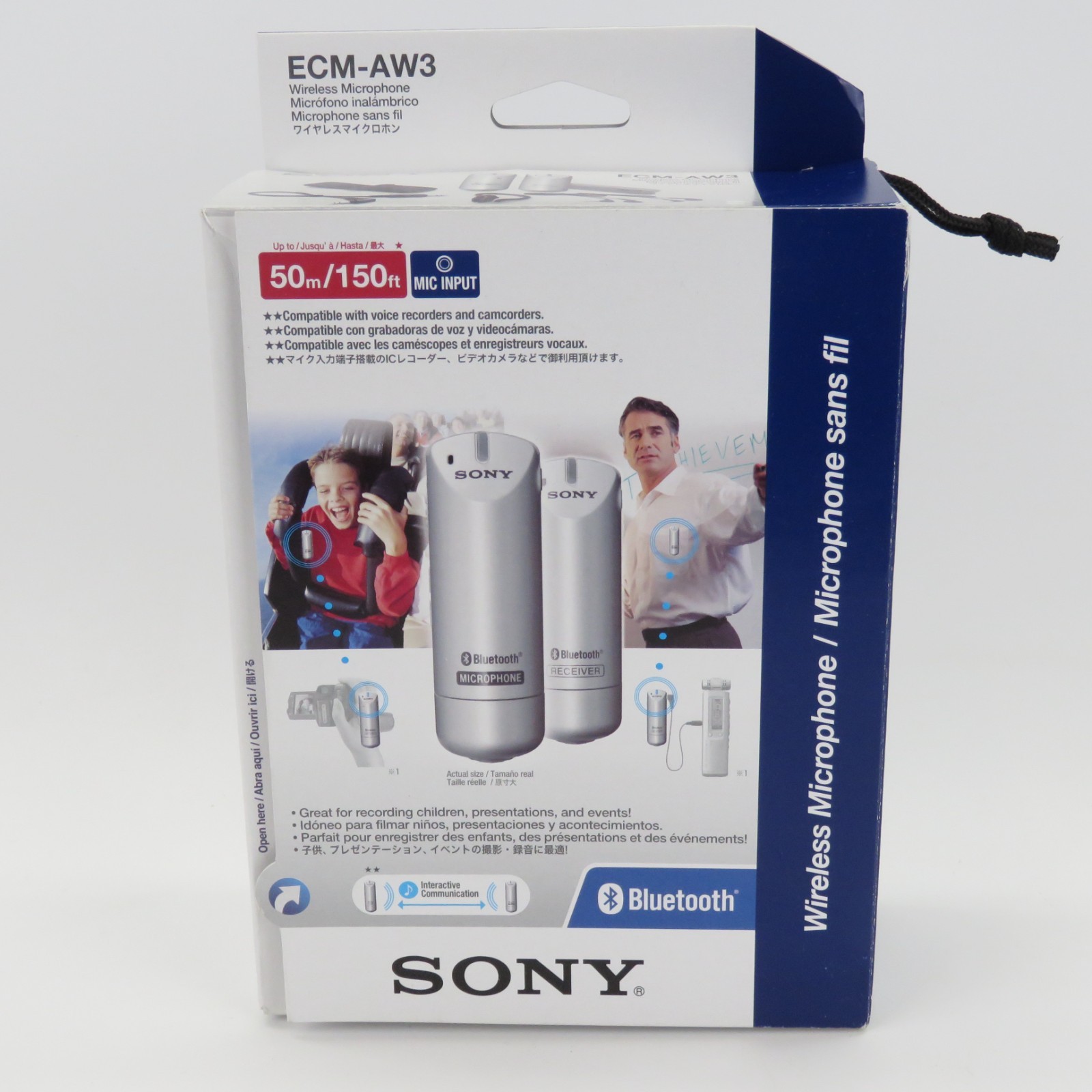 Sony ECM-AW3 Bluetooth Wireless Microphone System Complete w/Original Box!!