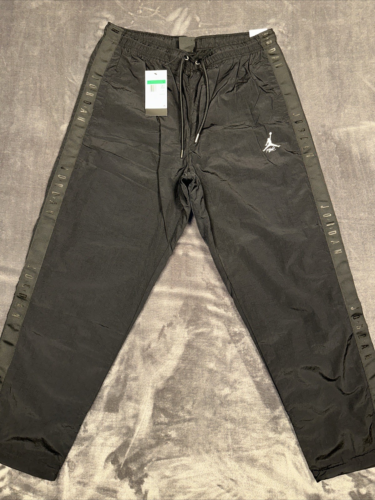 Nike Air Jordan Essential Nylon Repel WarmUp Pants Black/Size XL #FB7292-010