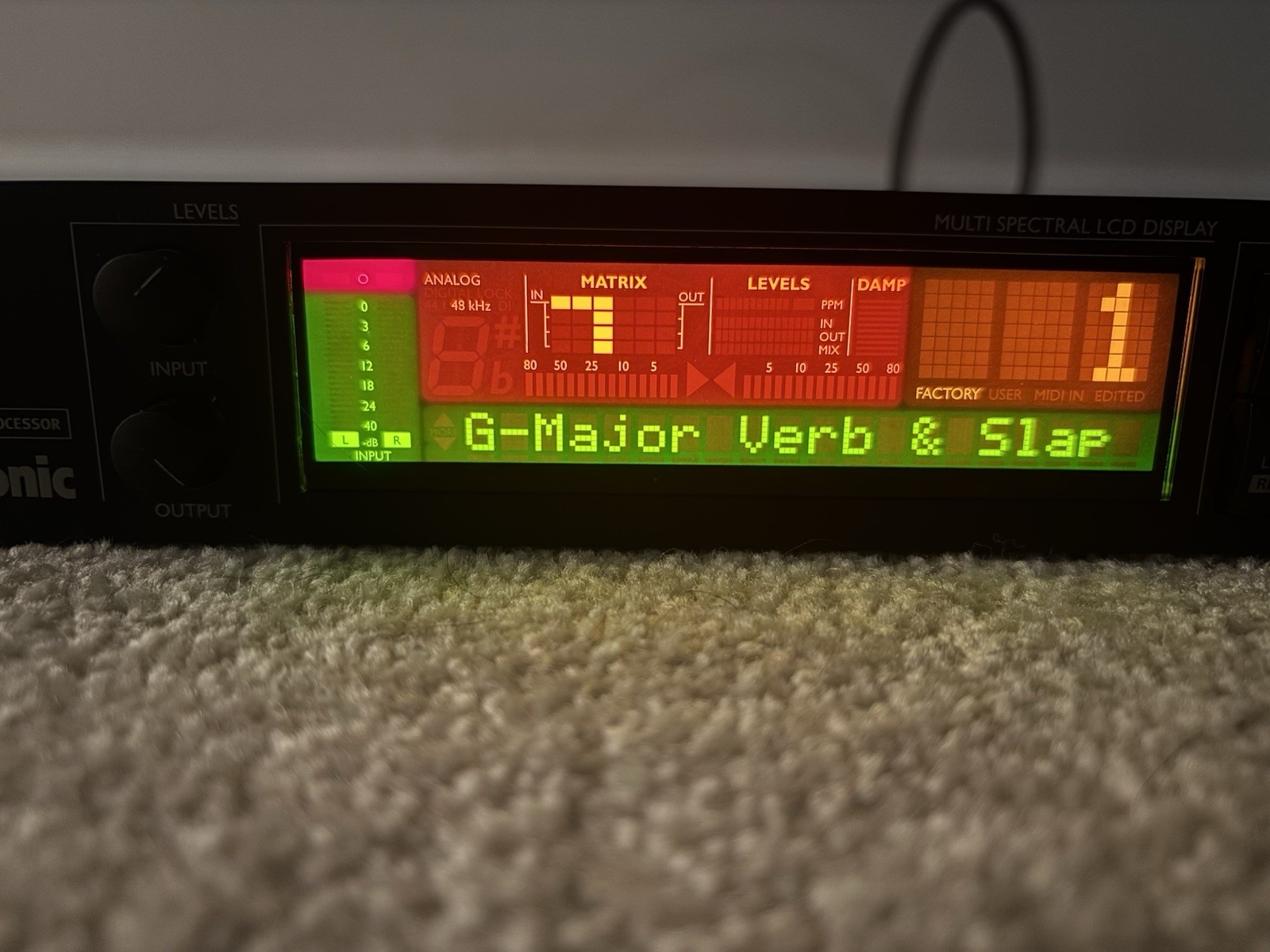 Tc electronic G-Major Guitar Effects Processor As Is Untested