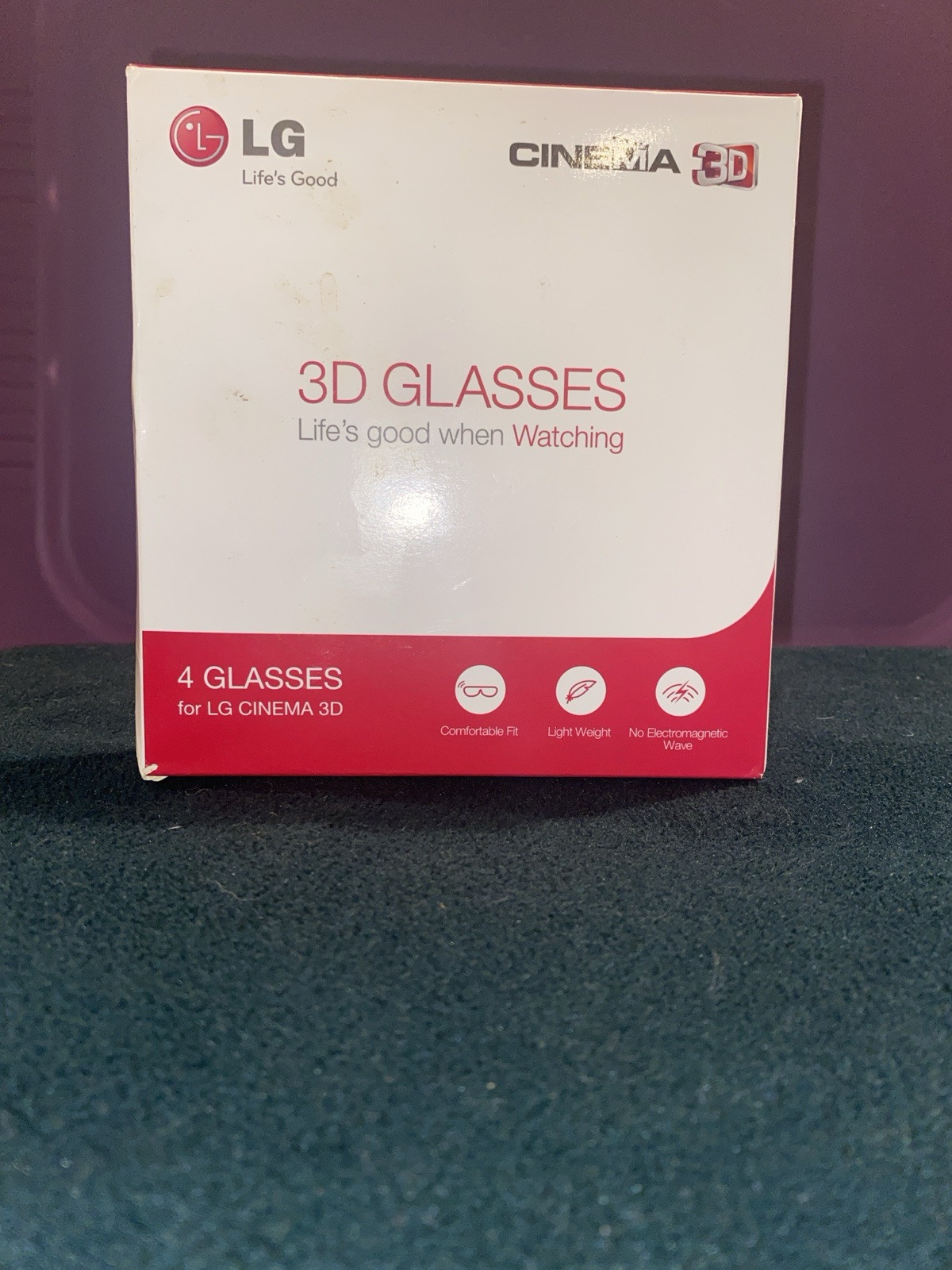 LG AG-F310 (x4).Bundle Cinema 3D Glasses - Set of 4 Glasses - RARELY used
