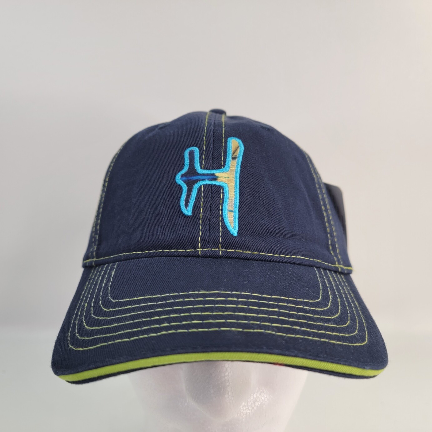 Heybo Blue Green Adjustable Strap Hat Southern By Choice New With Tags