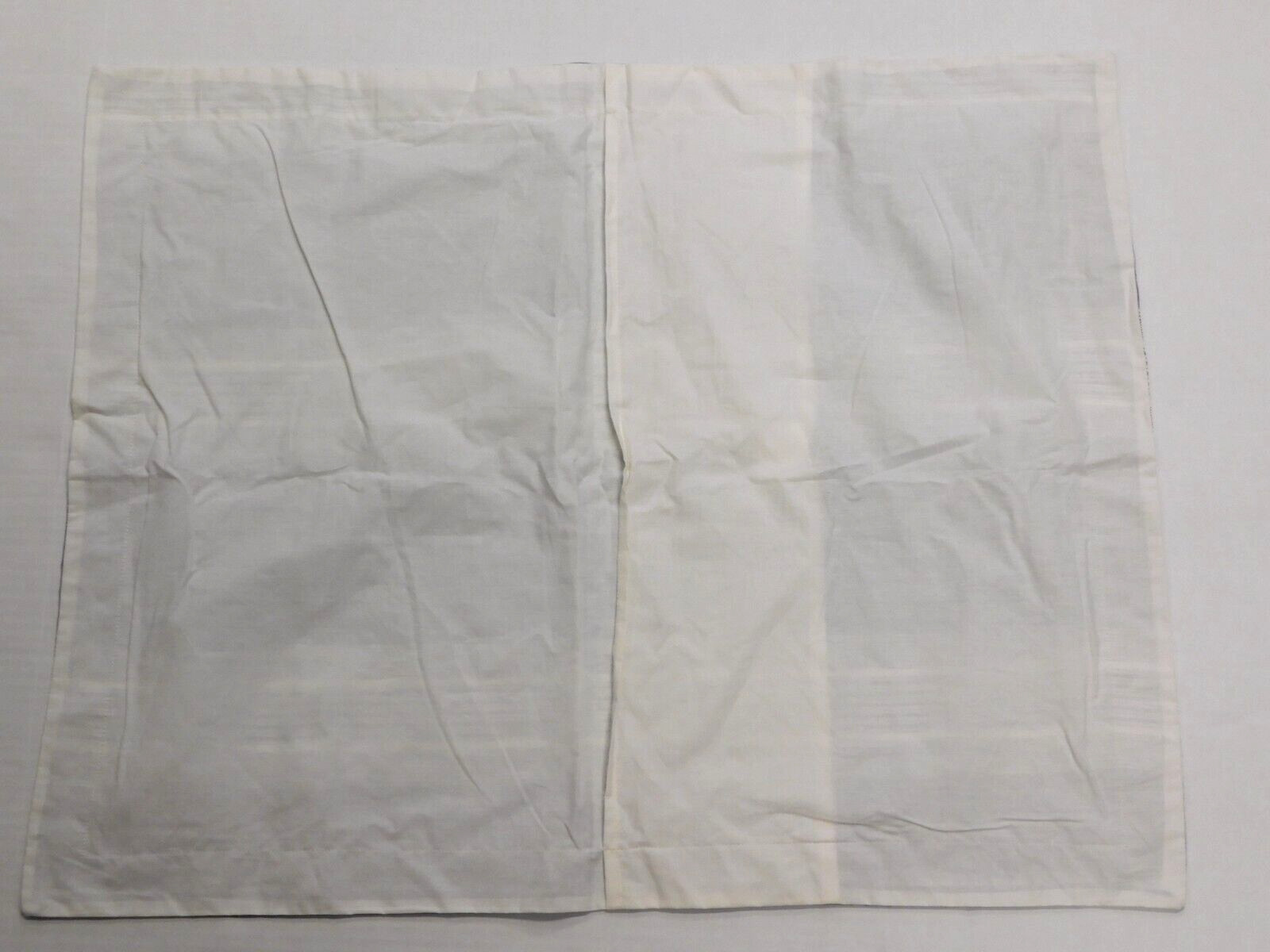 One Threshold Full/Queen Chambray blue and white pillow sham