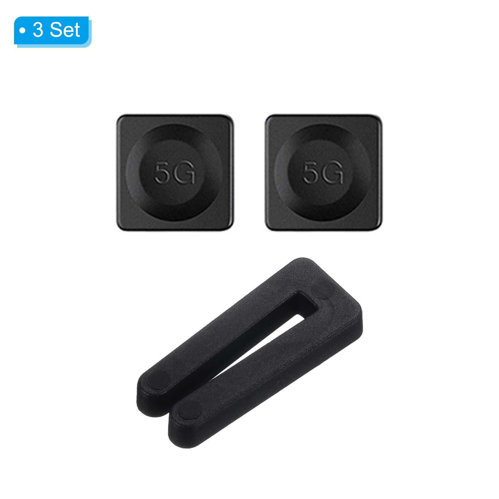 Ceiling Fan Blade Balancing Kit 3Pcs Clips and 6Pcs 5G Weight Black/Black