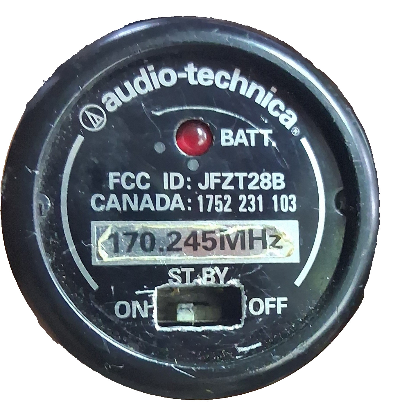Audio-Technica ATW-T202 handheld wireless microphone only