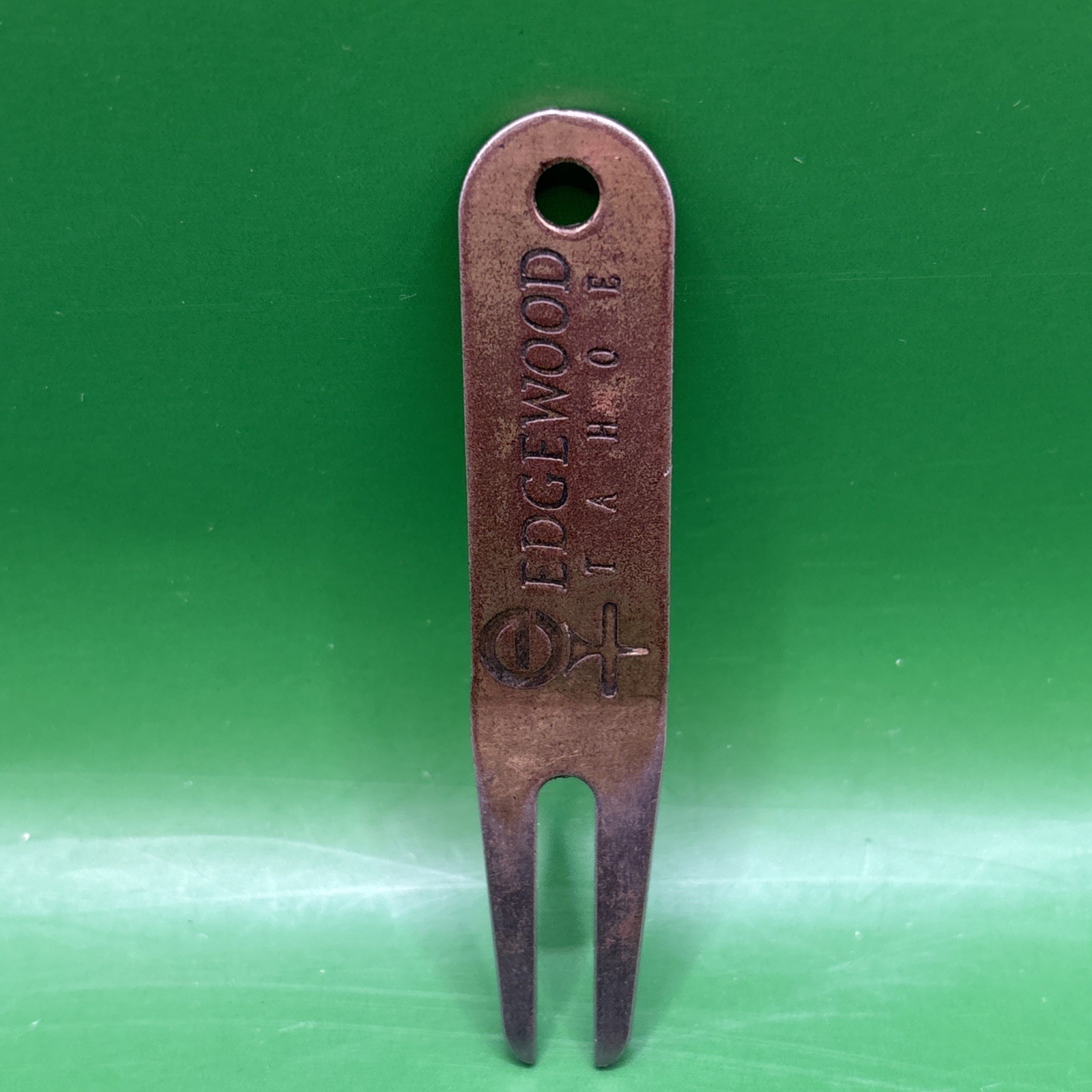 RARE Vintage Edgewood Tahoe (Nevada) Resort Golf Course 3" Long Metal Divot Tool