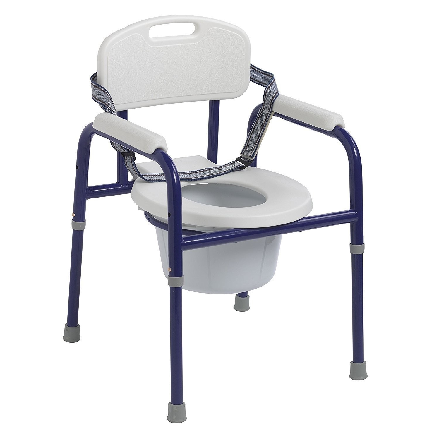 Inspired by Drive Pinniped Pediatric Commode Chair for Toilet with Arms, Blue