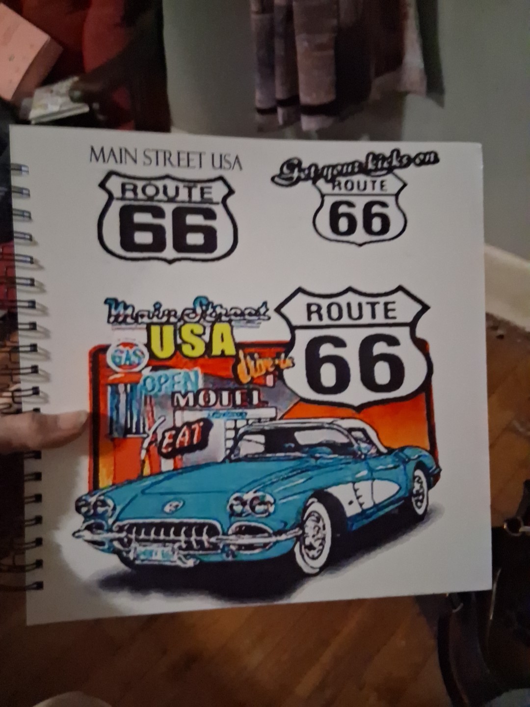 Route 66 12x12 Sketch Pad
