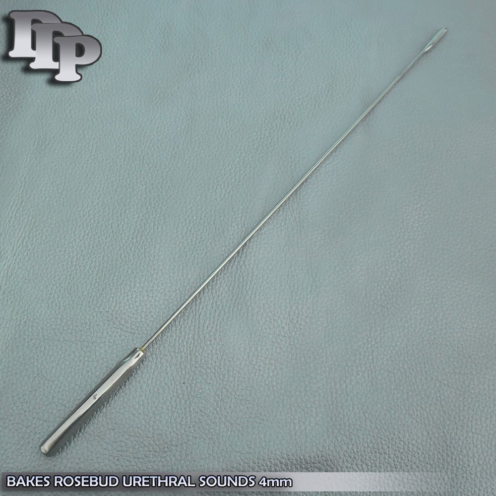 Two Pcs Bakes Rosebud Urethral Sounds 4MM & 6MM