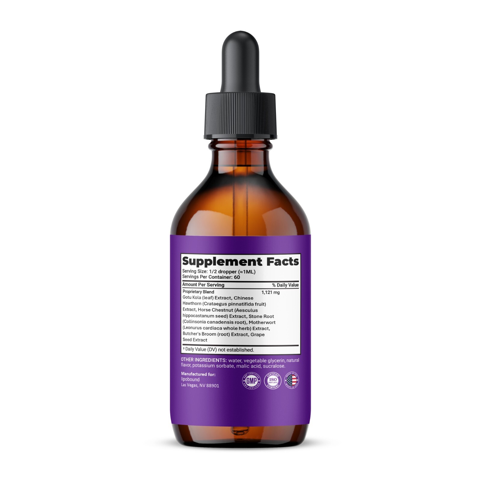 Lipobound Drops Liquid Supplement, All Natural Lipo Bound Supplement (10 Pack)