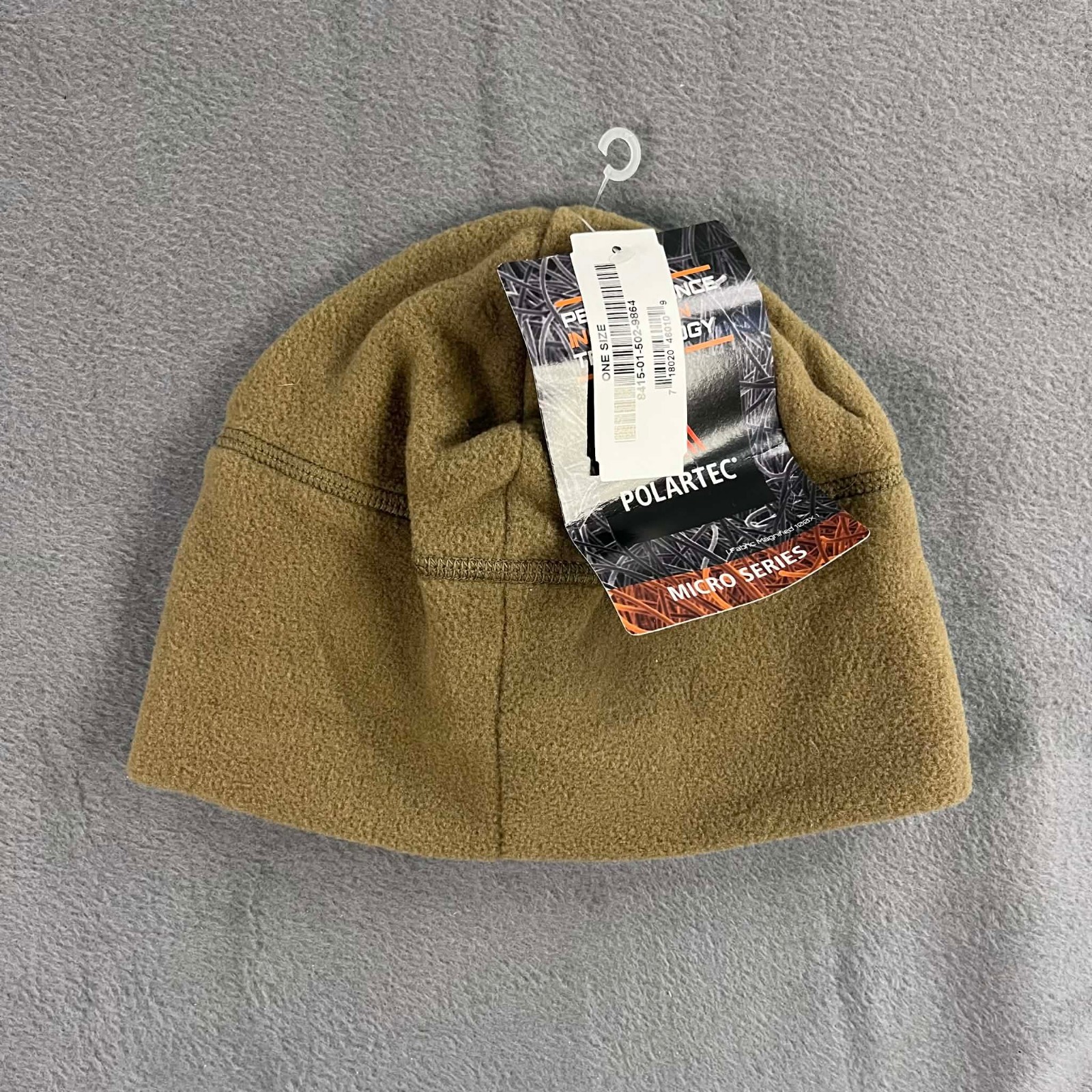 G.I. US Military POLARTEC Micro Fleece Cap Beanie Coyote Brown, NWT