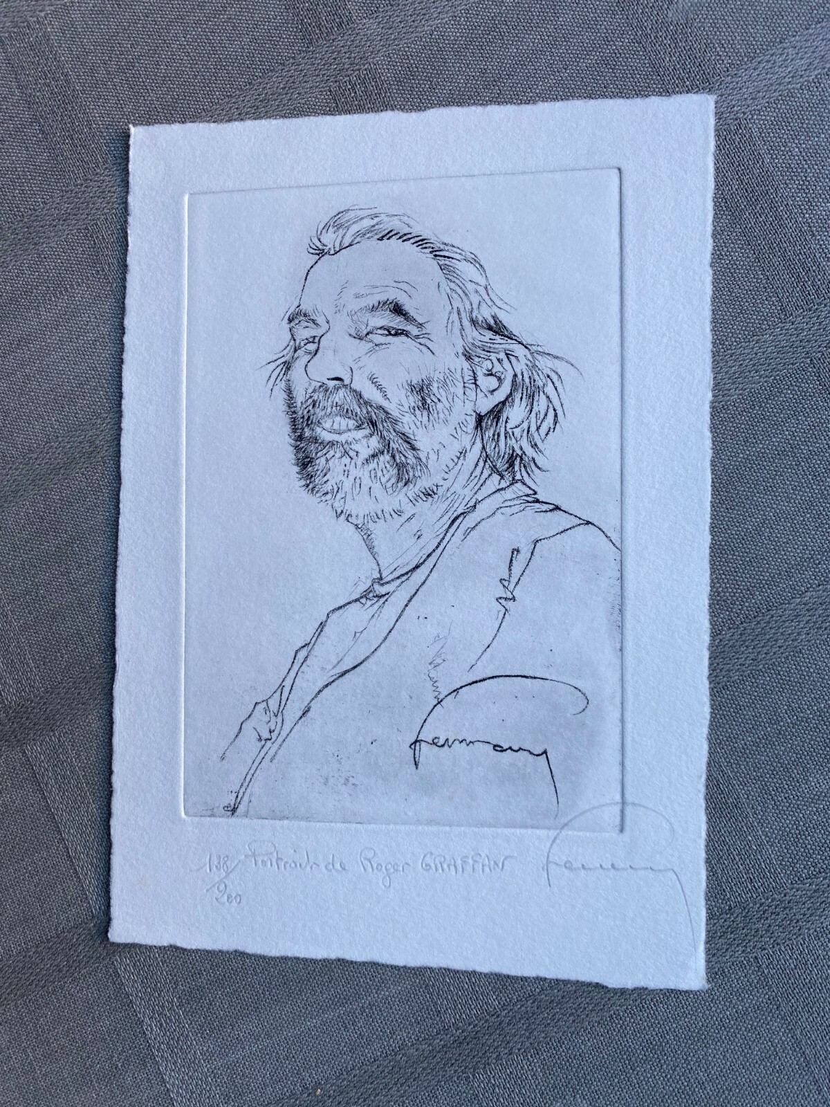 Hermann Ex-Libris Roger Graffan N/S 200 Ex 14 X 21 Cm In Perfect Condition