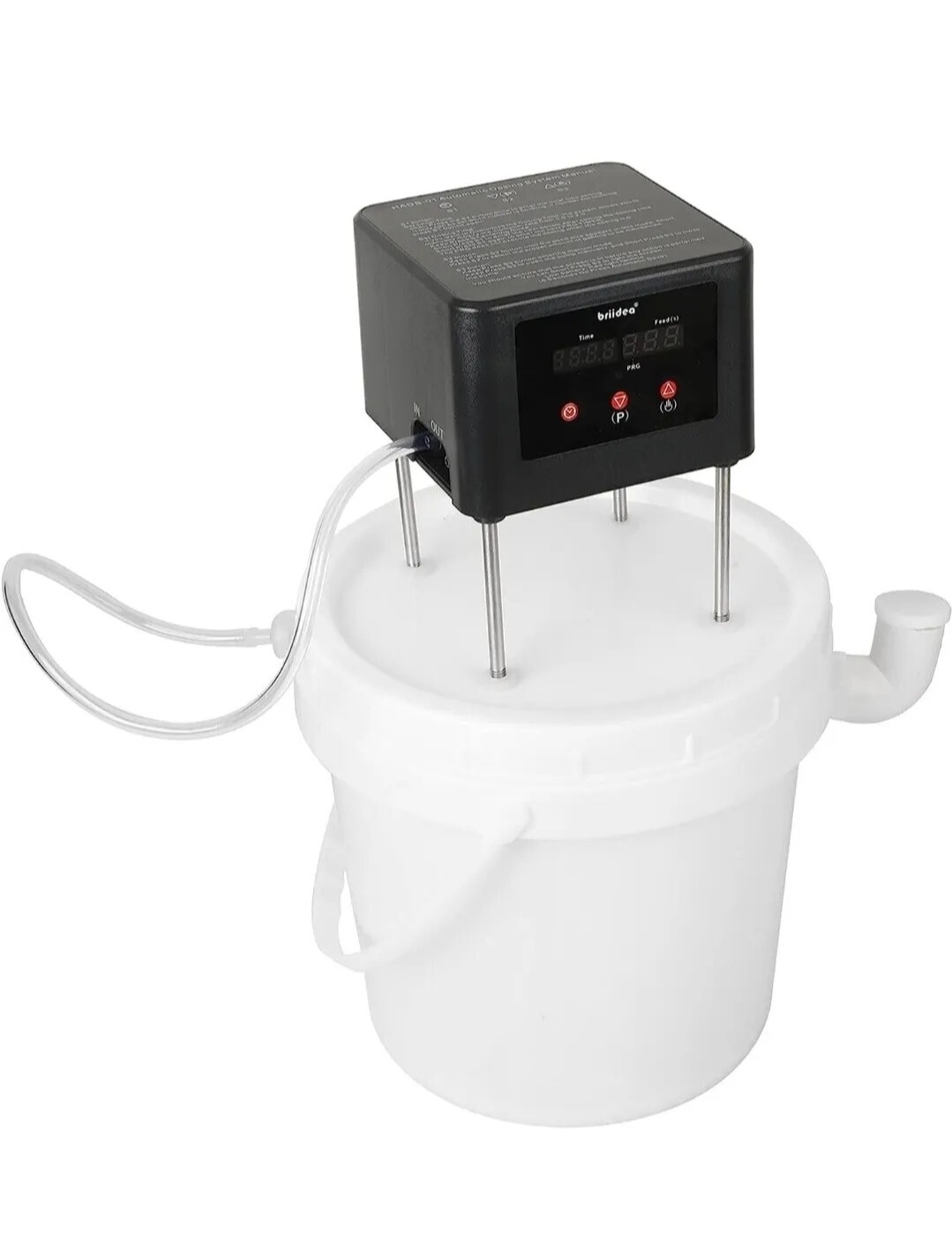 Waterproof Automatic Dosing / Feeding System with Multiple Timers for Pond