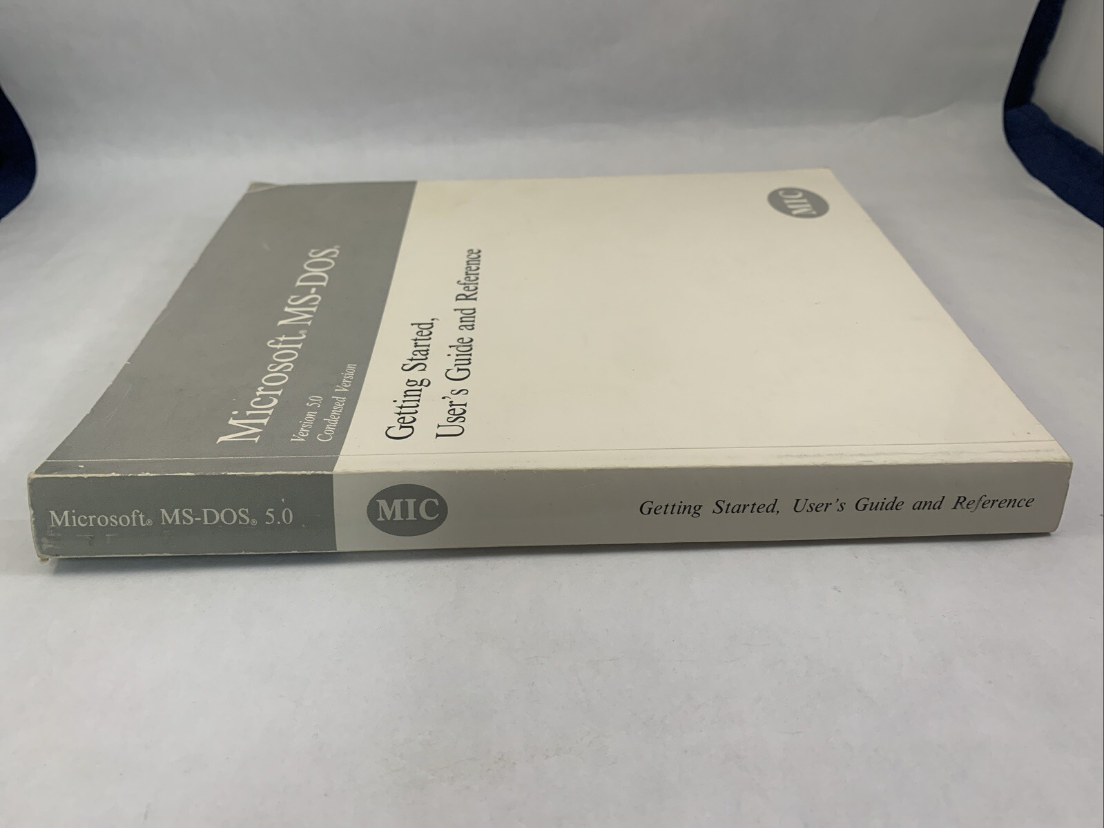 Microsoft MS-DOS Version 5.0 Getting Started User's Guide Reference VTG 1991 MIC