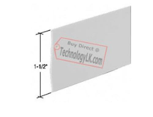 Clear Shower Door Flat Vinyl Sweep 36" Long