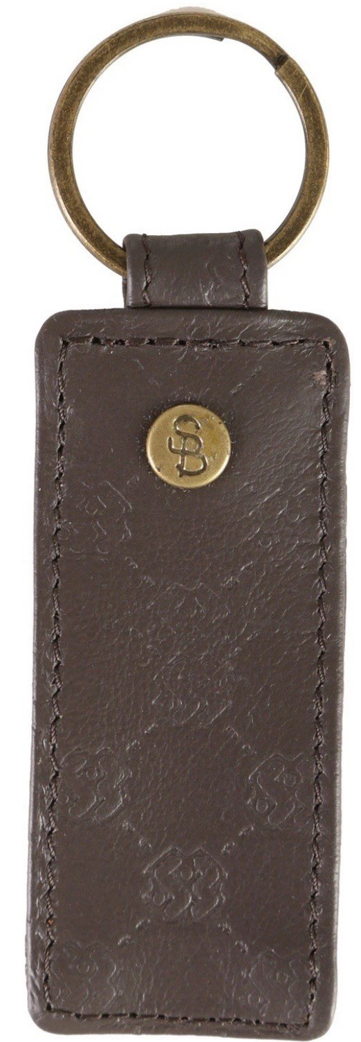 Special Blend / LV Brown Leather SbTM SBLV Monogram LOUIS VUITTON Key Chain Fob