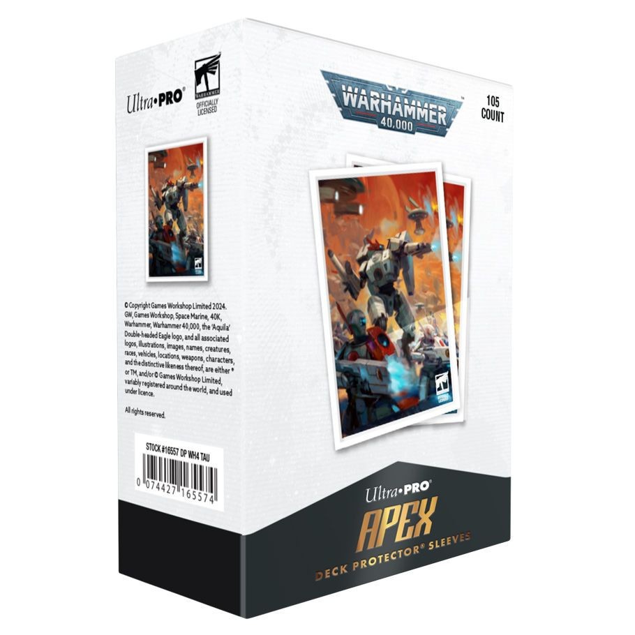 Ultra Pro Apex Warhammer 40,000 T'Au Empire Deck Protector Sleeves 105
