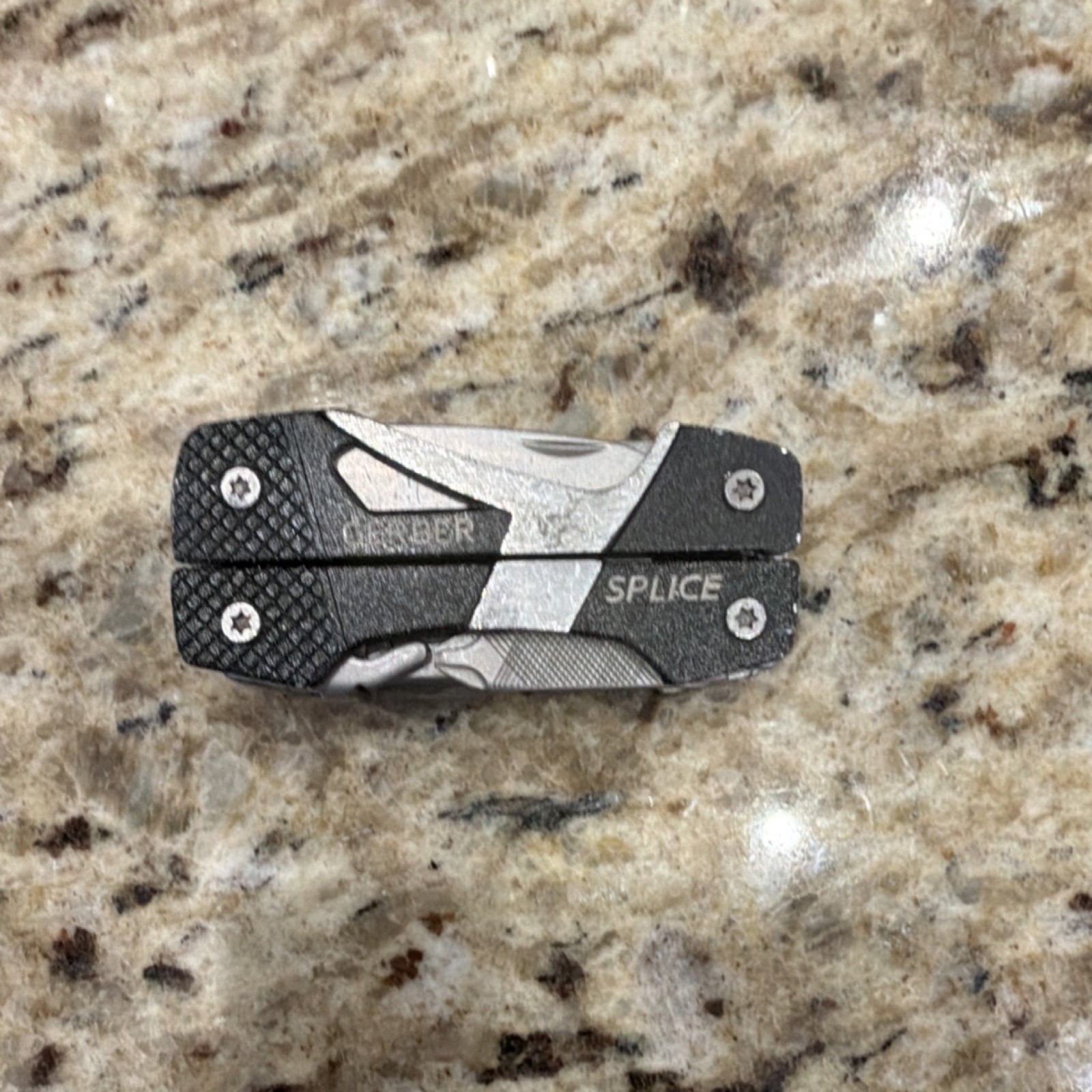 Gerber Splice Multi-Tool Black/Silver Metal Blade & Handle 1 Piece