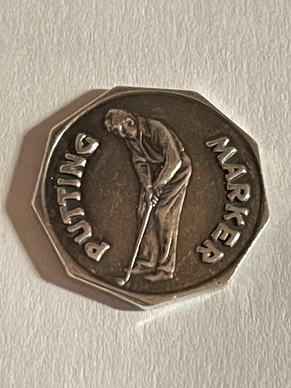 Josten's 3/4" Flat 'Putting Marker' Golf Marker - Owatonna, MN - A Beauty!