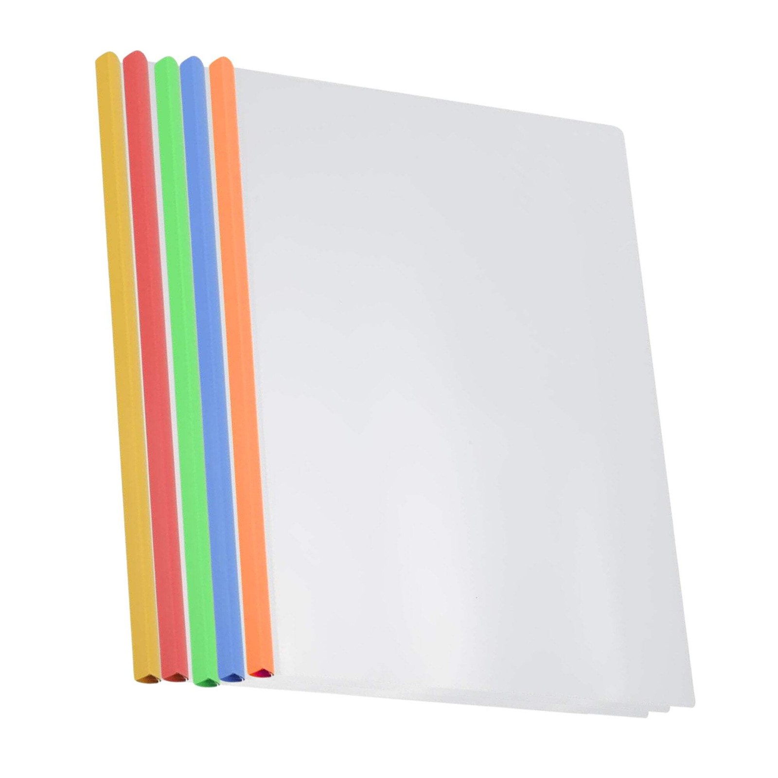 Slide Grip Report Covers – Letter Size – Clear Front & Back with Sliding Bar: 5