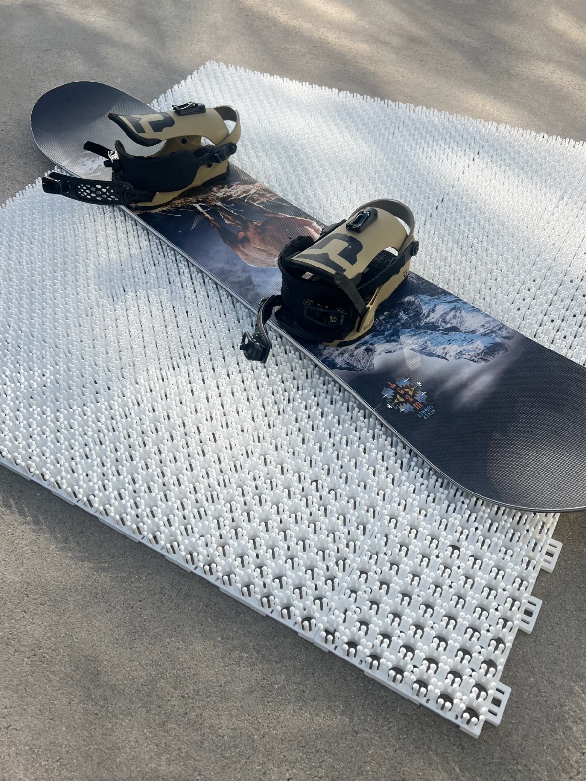 SnowBoard Training Mat - PRESALE!! - 4'x4' square (36 Tiles)- Buttering Pad