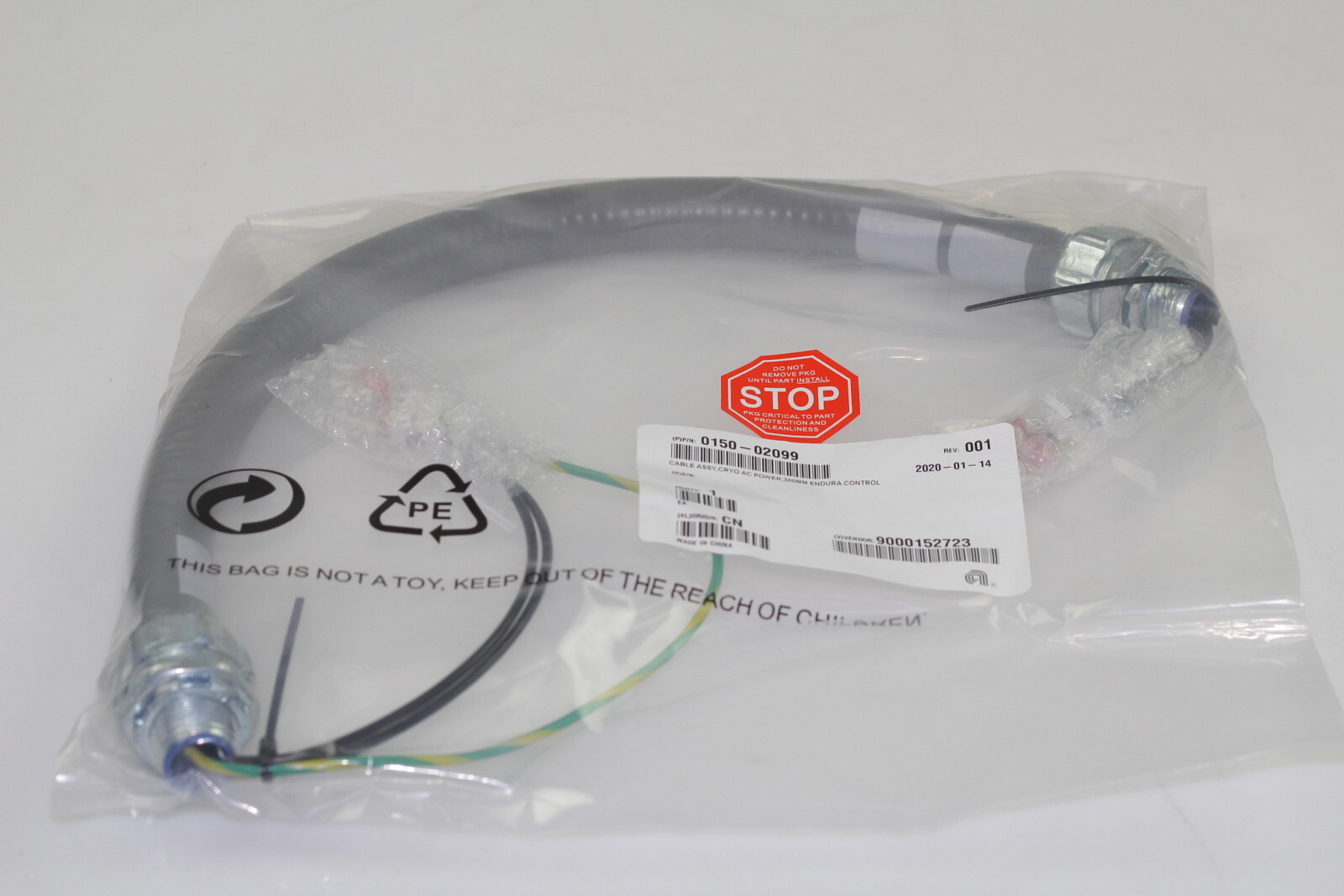 Applied Materials 0150-02099 Cable Assy CRYO Ac Power 300mm Endura Control