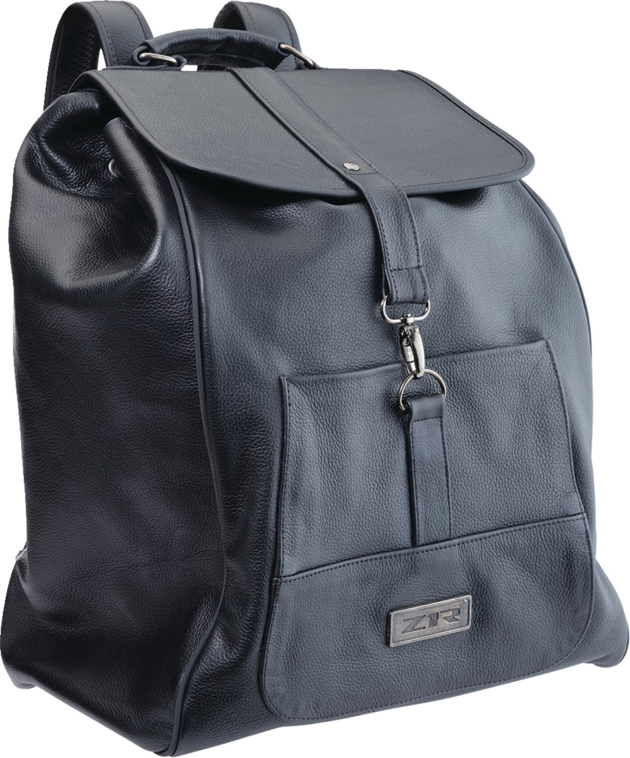 Z1R Leather Backpack Black