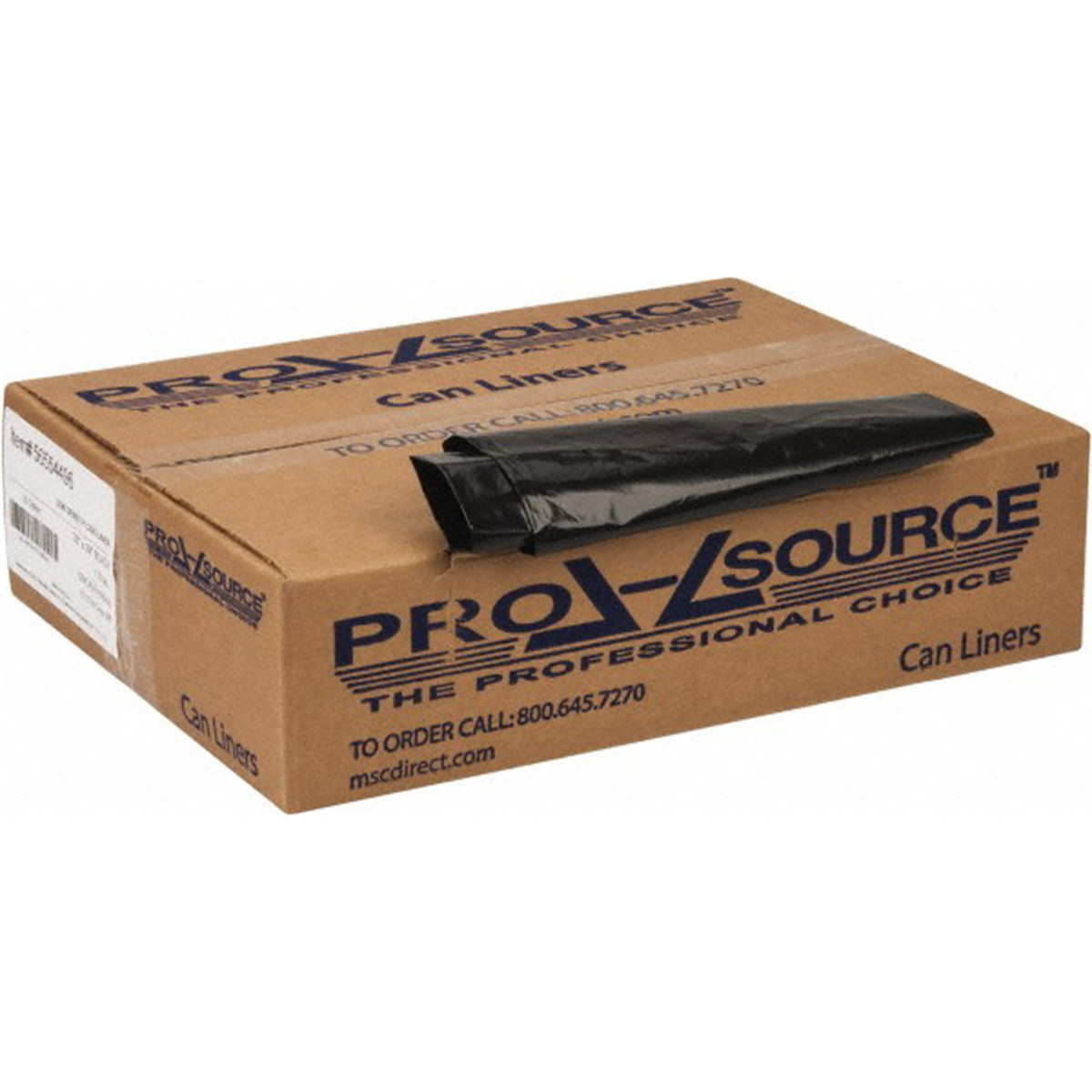 Msc Industrial Supply PRO-SOURCE 250 Qty 1 Pack 33 Gal 0.8 mil Household/Office