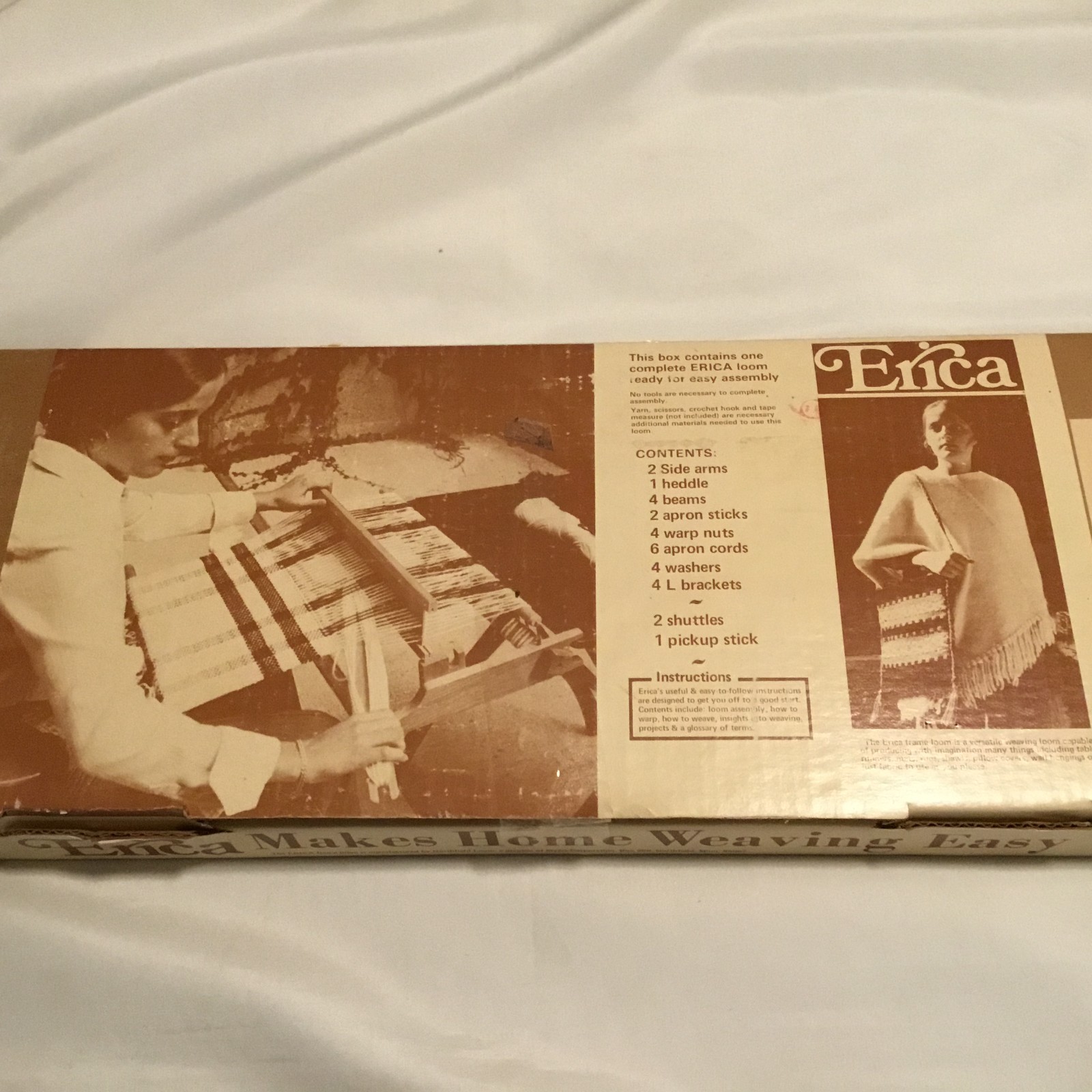 Erica Weaving Loom 1970s READ DESCRIPTION Some Parts Missing Easily Replace
