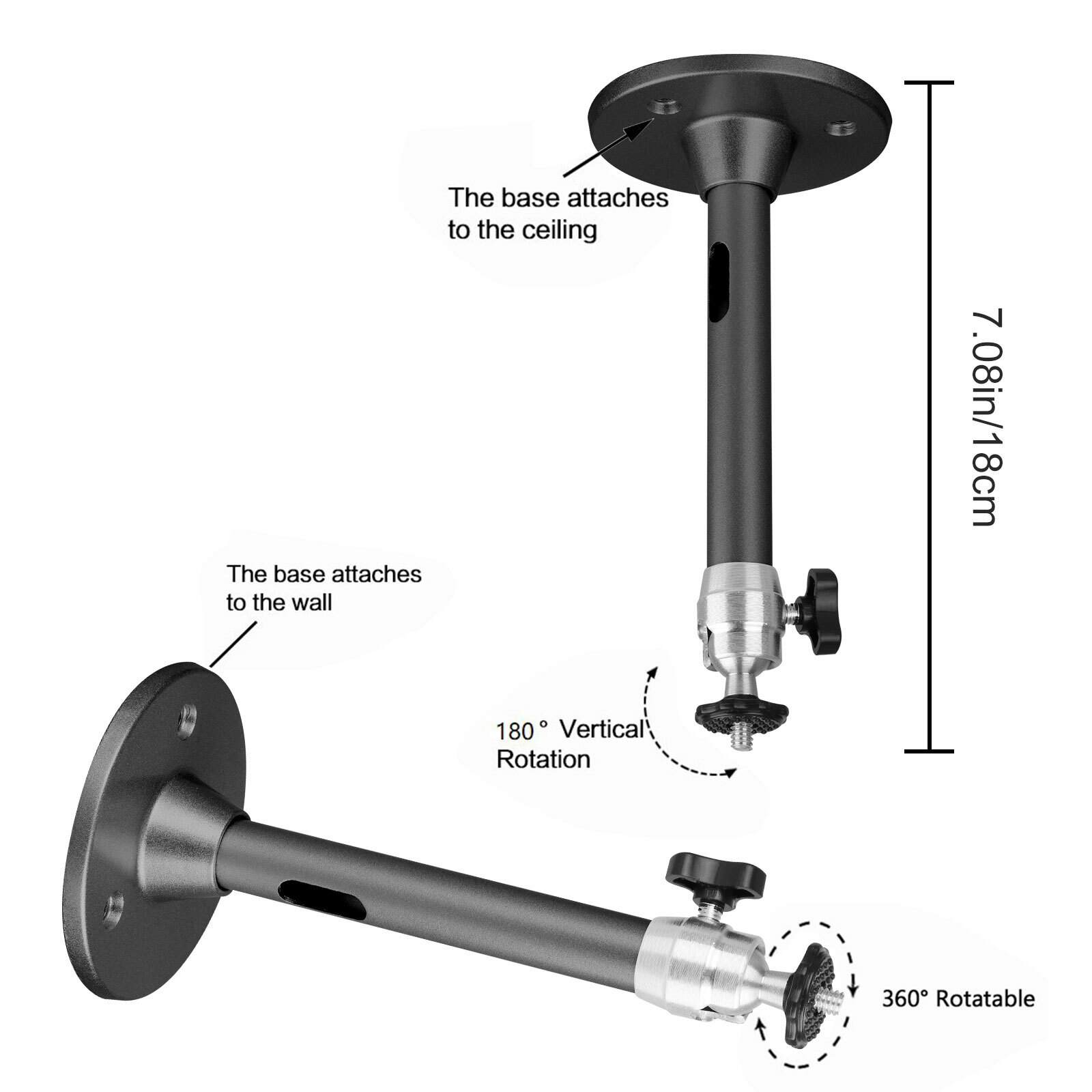 Universal Wall Ceiling Mount Stand Bracket for Mini Projector Digital DVR Camera