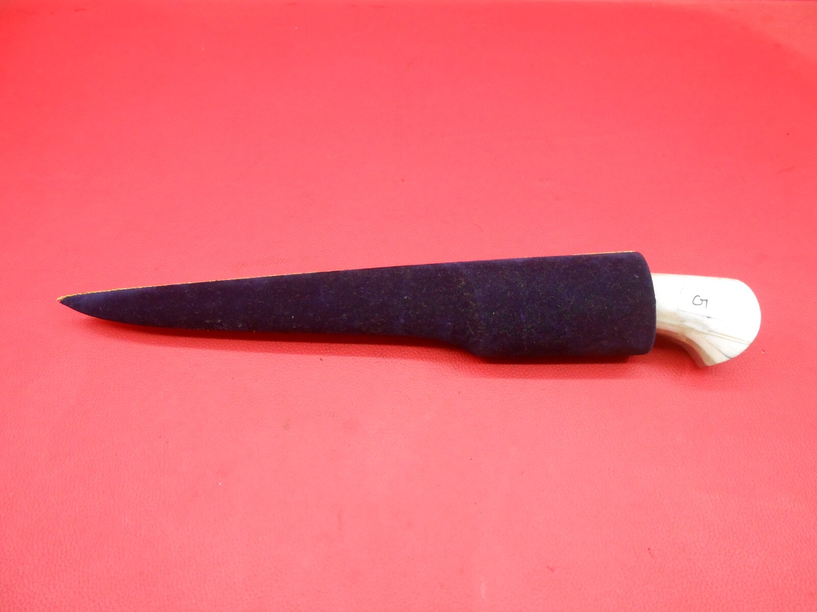 18th Century Indian Mughal Islamic Pesh Kabz Dagger Wootz Blade Bone grip F283