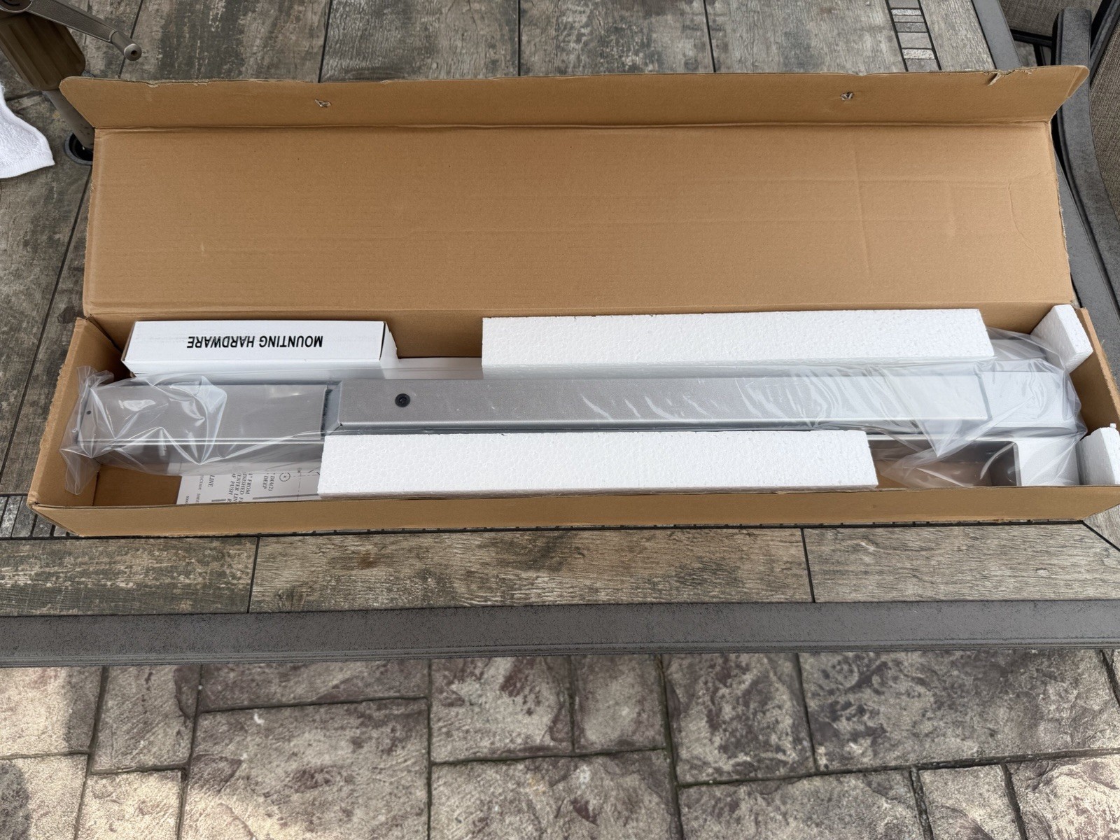 EDTBAR33-AL Aluminum 33” Reversible Touch Bar New In Box Door Controls Brand