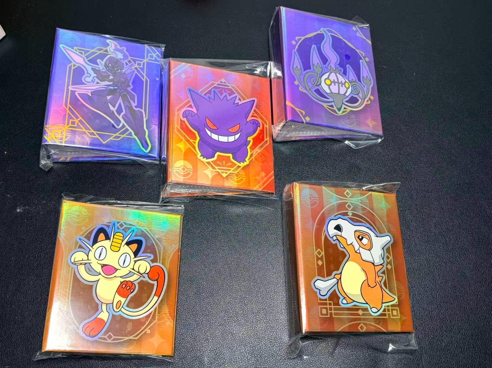 2025Gem Pack vol.3：Gengar&Meowth&Cubone Exclusive Theme  Binder Set (5 Binders )