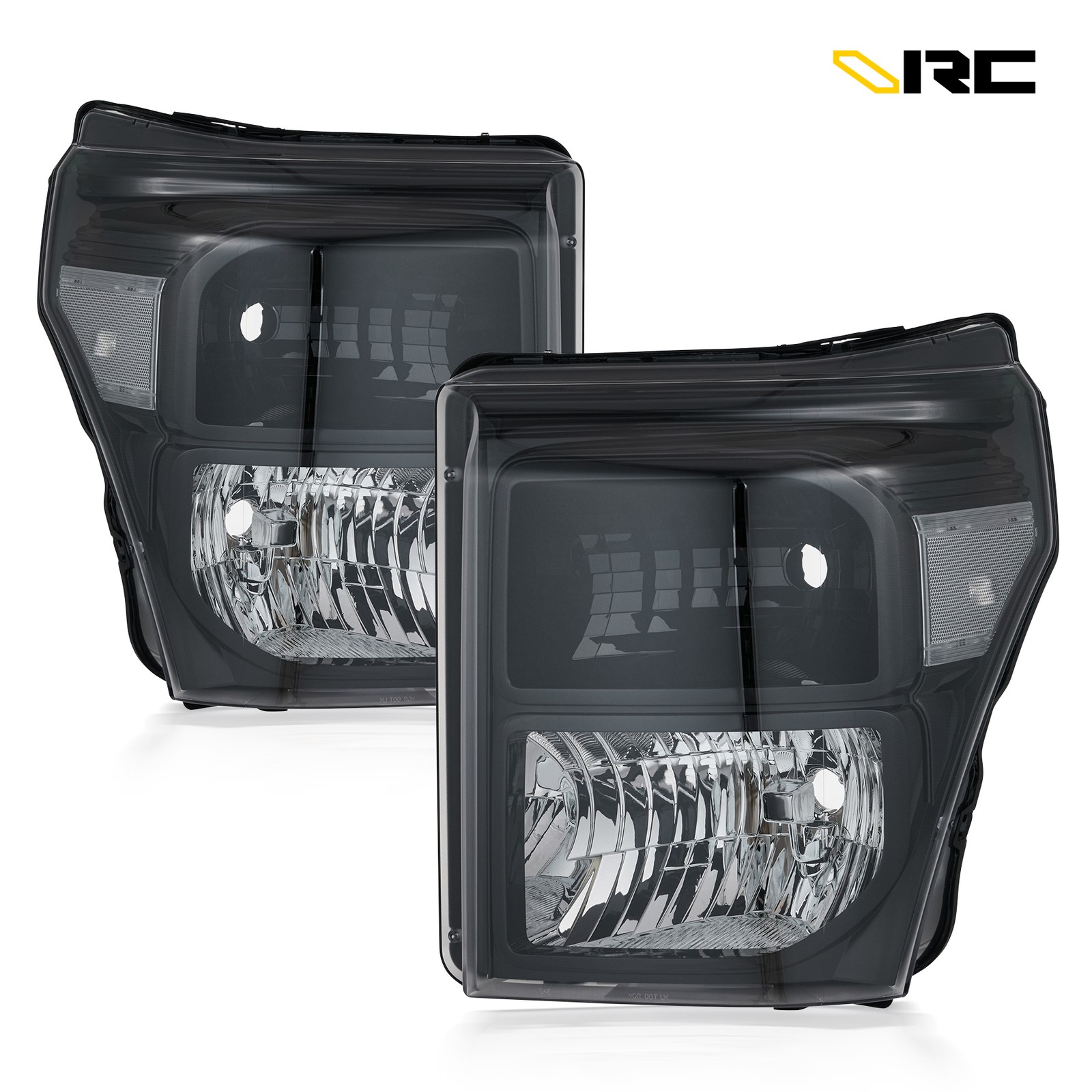 VRC For 2011-2016 Ford F250 F350 F450 F550 Super Duty Headlights Headlamps Pair