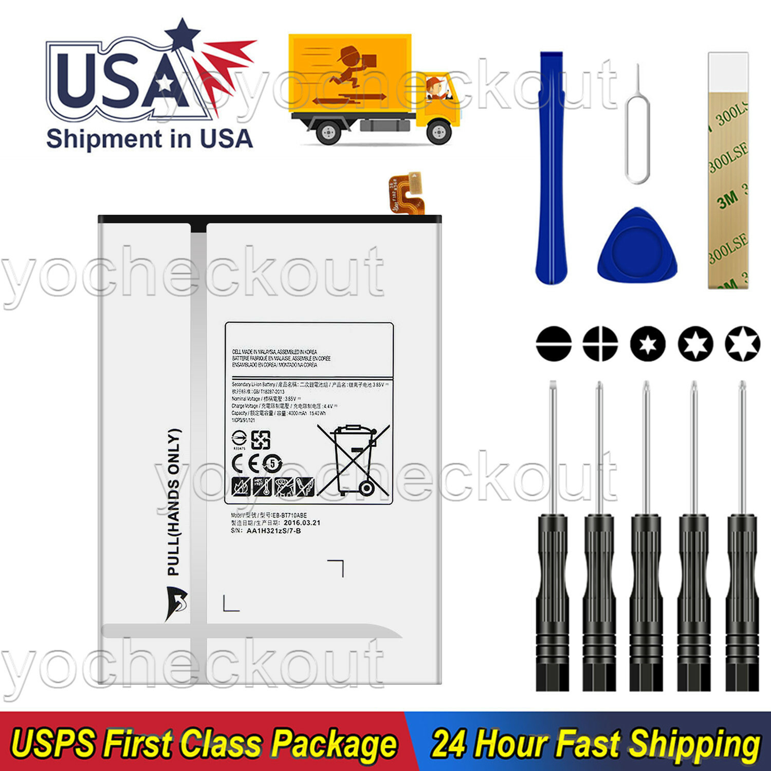 For Samsung Galaxy Tab S2 8.0 SM-T713 Battery EB-BT710ABA EB-BT710ABE