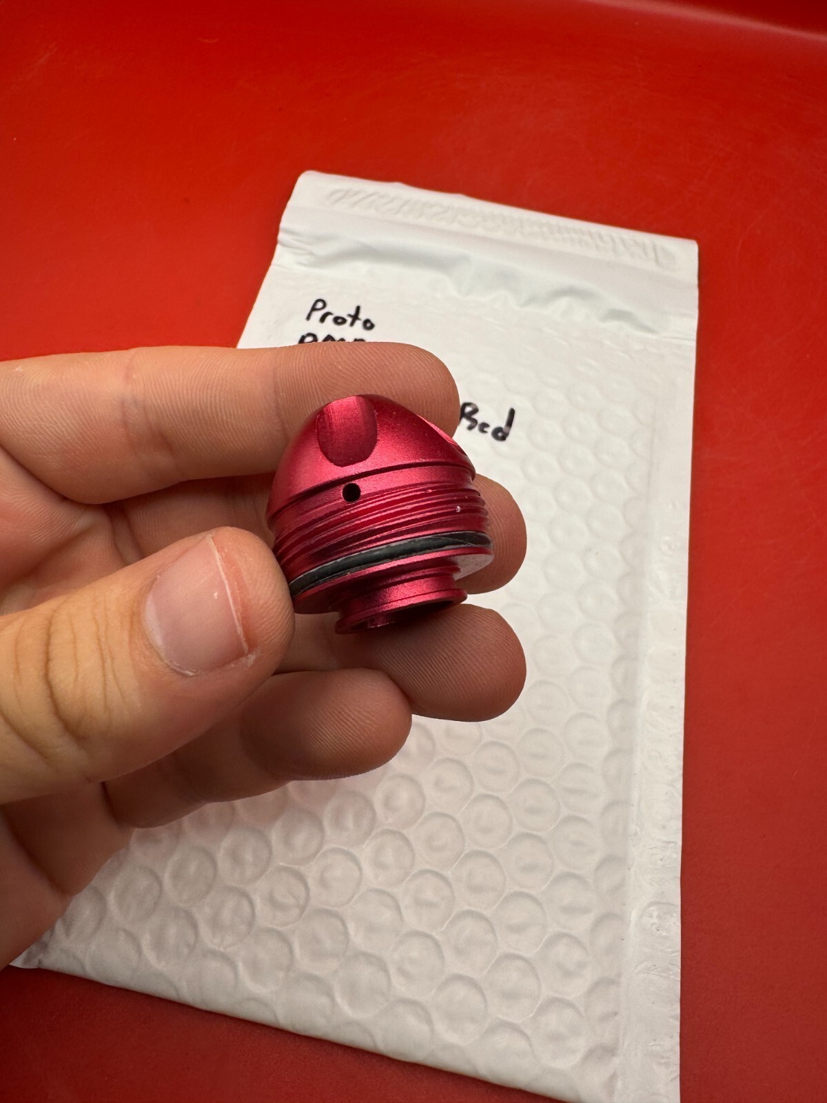 Proto PMR Back Cap - Red