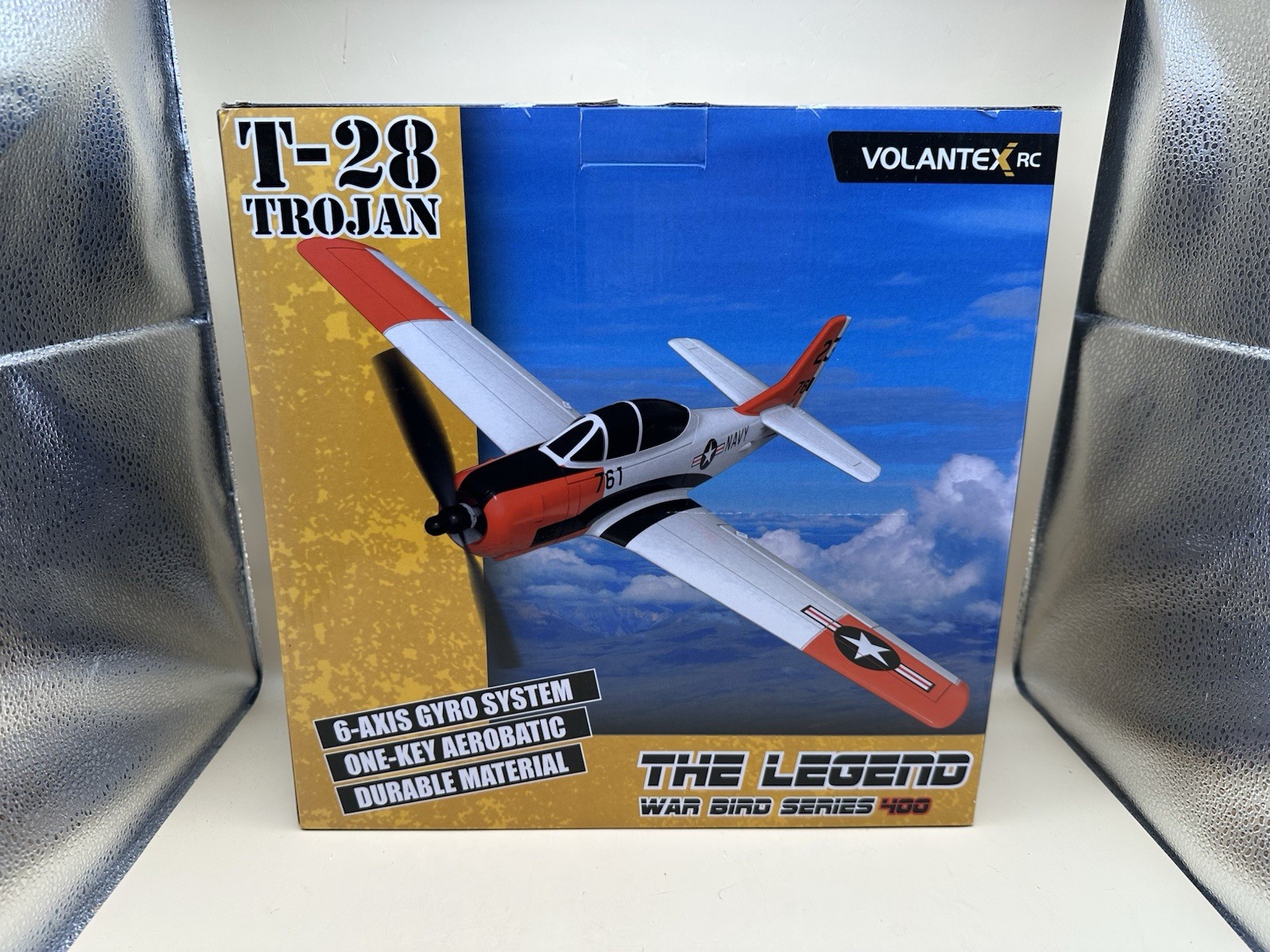 VolantexRC P-47 Thunderbolt 400mm RTF RC Airplane Complete w/ Box 2 Batteries
