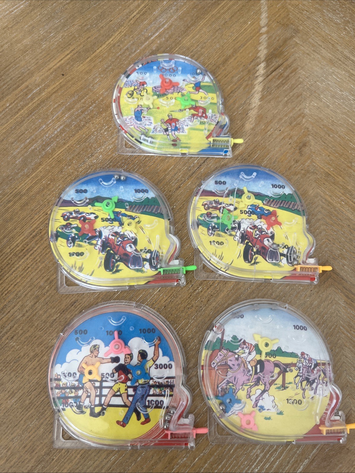 5 Mini Pinball Game Sport/Racing
