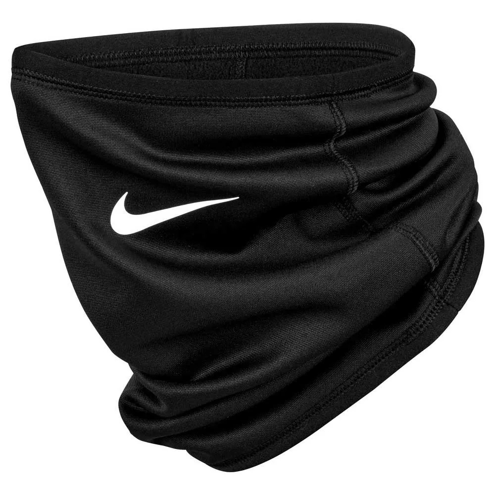 NIKE Therma-Fit Black Fleece Neck Warmer, Winter Thermal Neck Gaiter