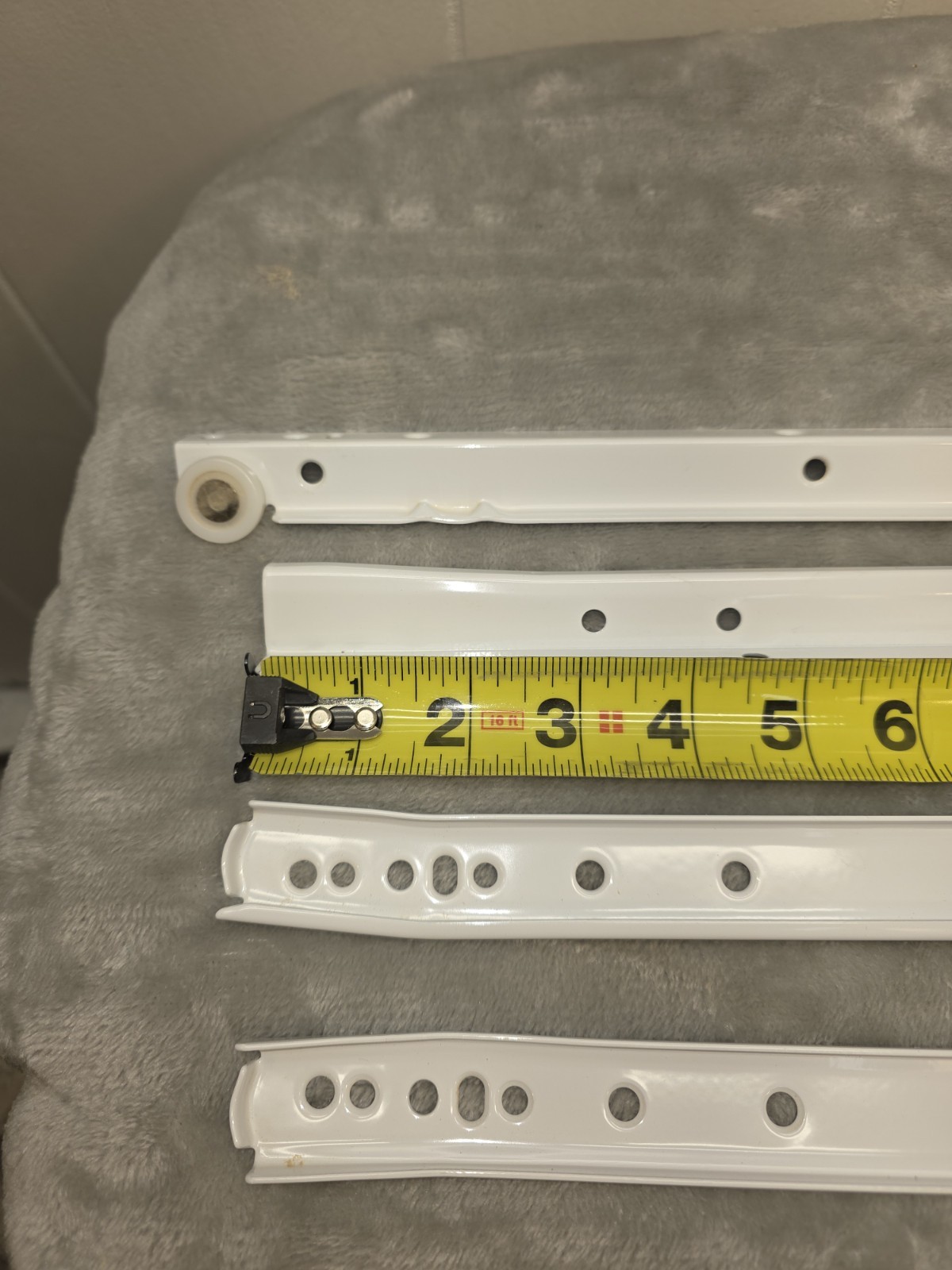 drawer slides19 1/2 Inches White
