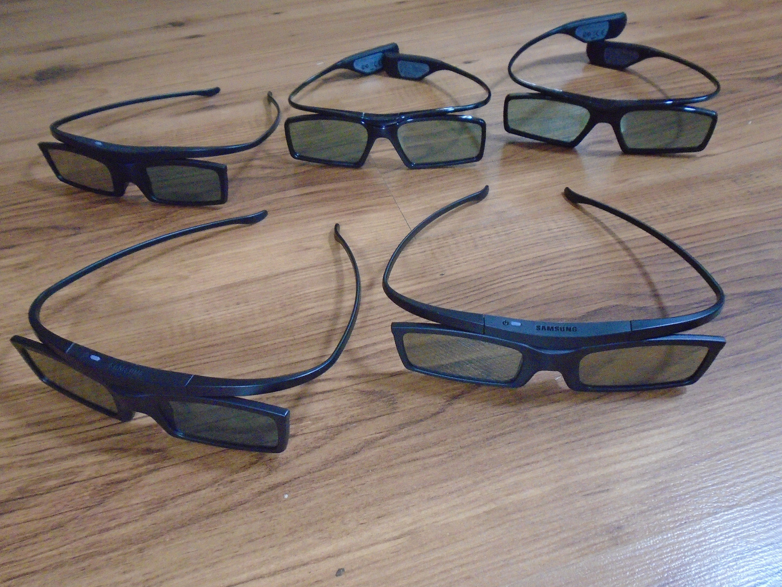 LOT of 5 Samsung 3D ACTIVE Glasses UNTESTED For Parts AS IS