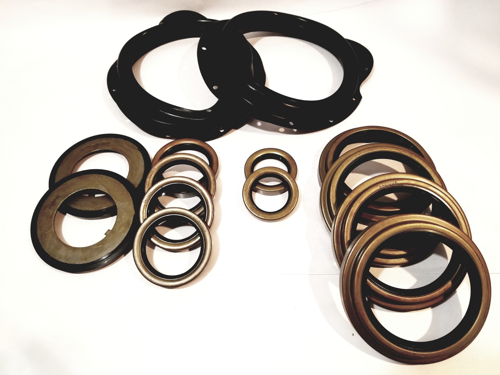 Rockwell 5 Ton Axle 14 pc BLACK Boot and Seal Kit M809 M939 M54