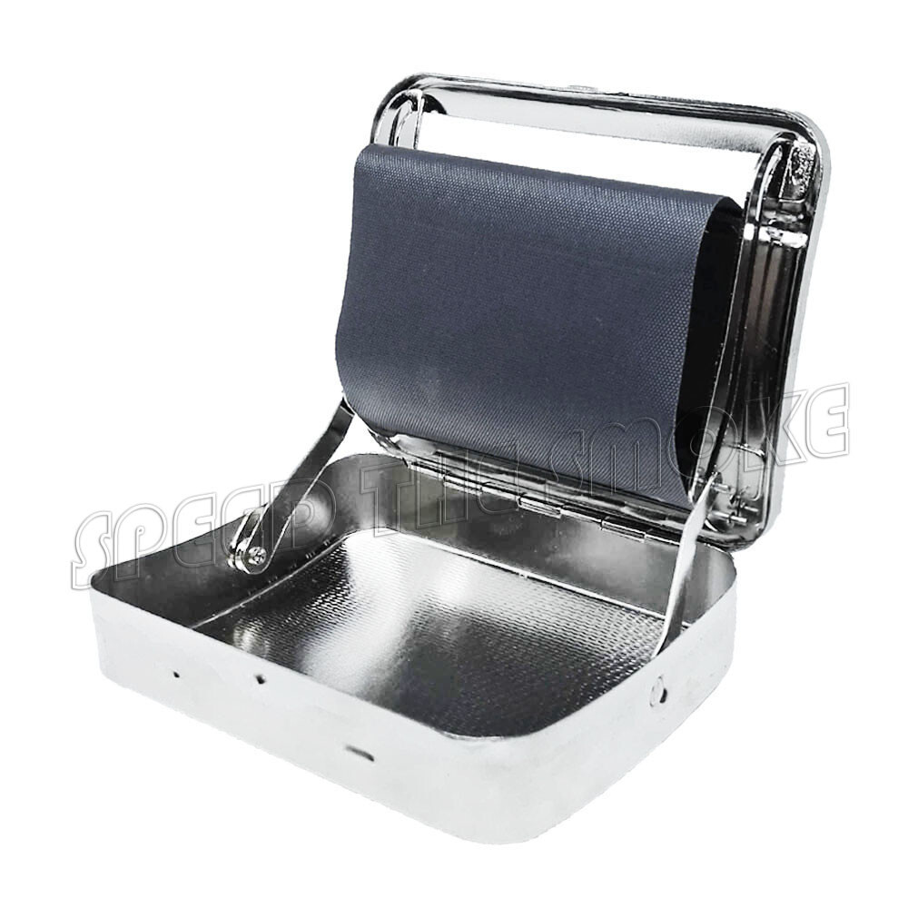New 78mm 1 1/4 Size Automatic Cigarette Tobacco Metal Rolling Machine Roller