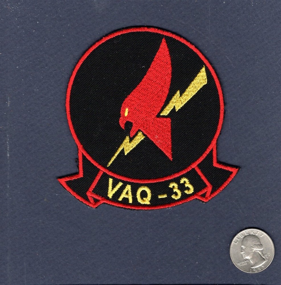 VAQ-33 FIREBIRDS US NAVY F-4 Phantom EA-3 A-4 EA-6A Squadron Patch