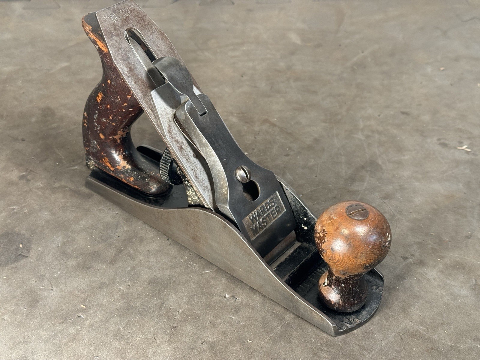 Wards Master Quality No 3 - 9 1/4"  Bench Plane Wartime Stanley Made Sharp VTG
