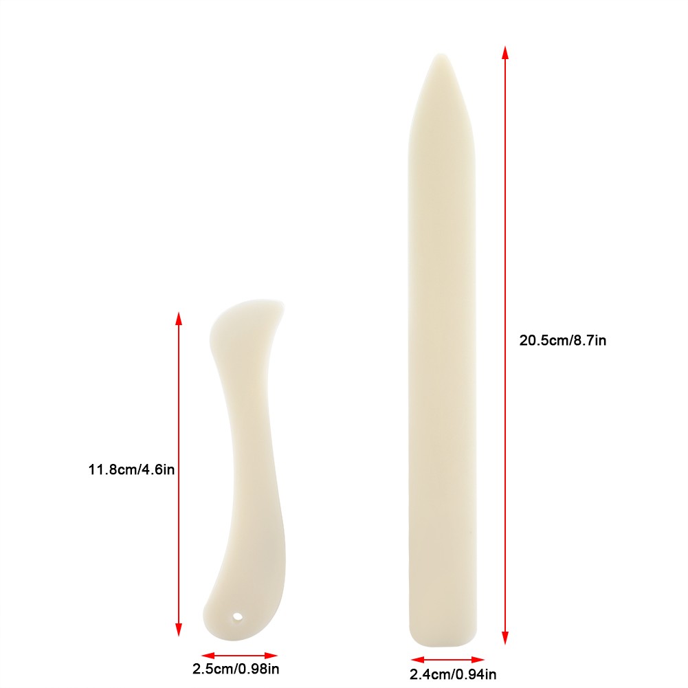Bone Folder Tool Durable Easy Creasing For Card Making White
