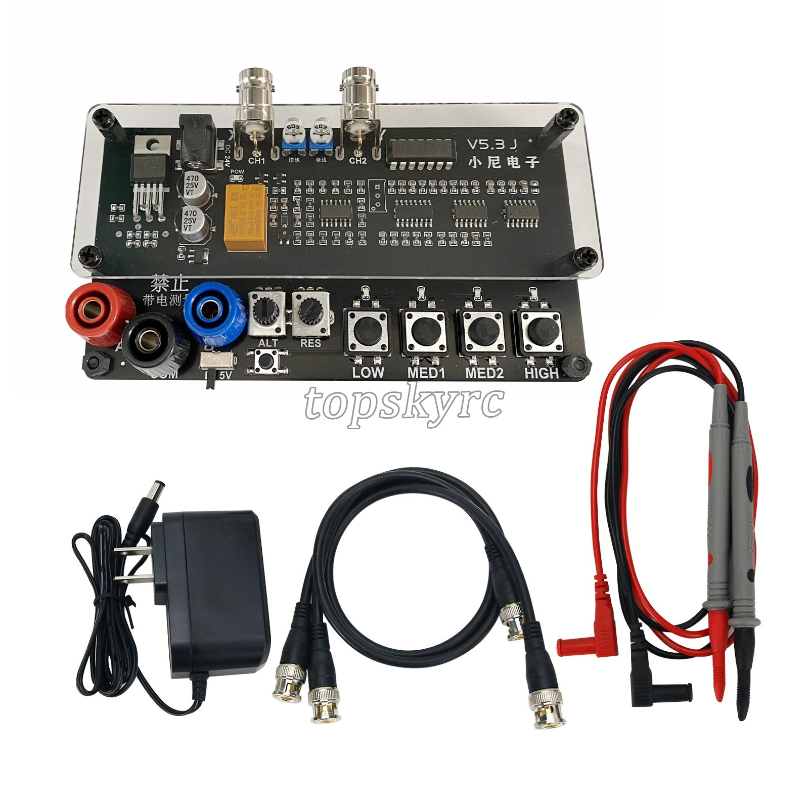 VI Curve Tester 2-Channel (Acrylic Version Alternate Display) 4 Test Frequencies