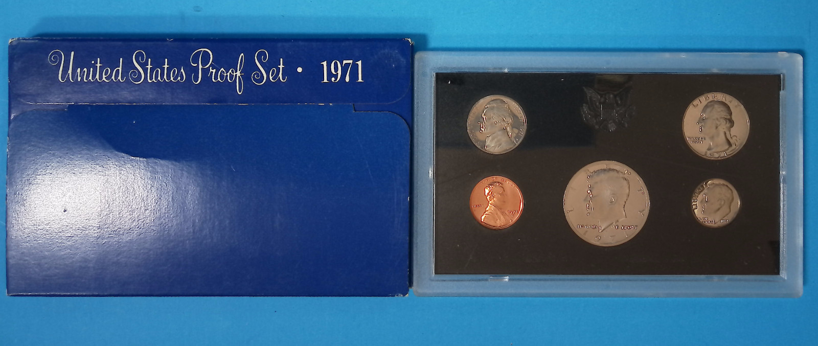 1971-S United States Mint Proof Set 5-Coins