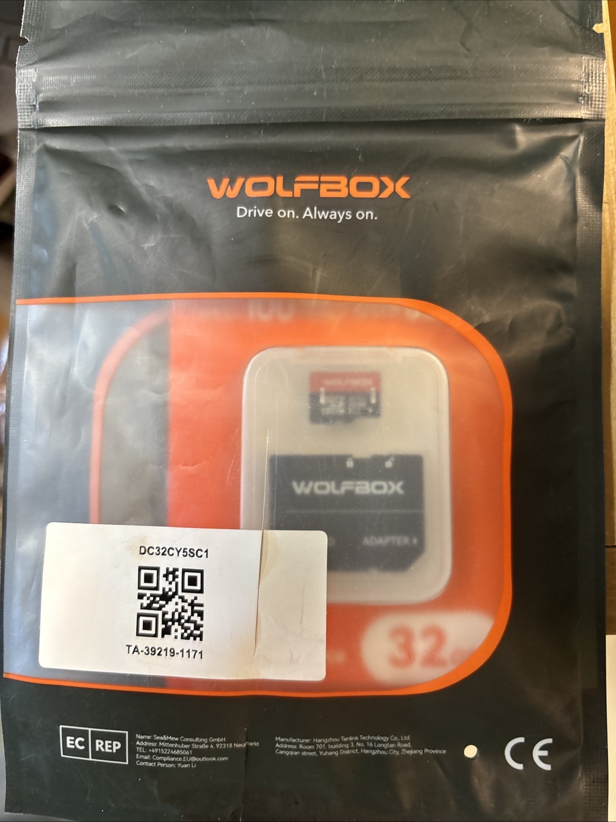 WOLFBOX 32G card for Dashcam, Sport Cam body, Surveillance, Smartphone, Tablet