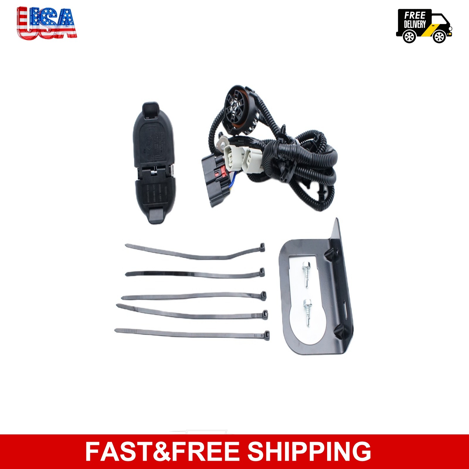 New Ford F-150 Trailer Tow Harness Kit 2015-2020 HL3Z-13A576-D Without Aid