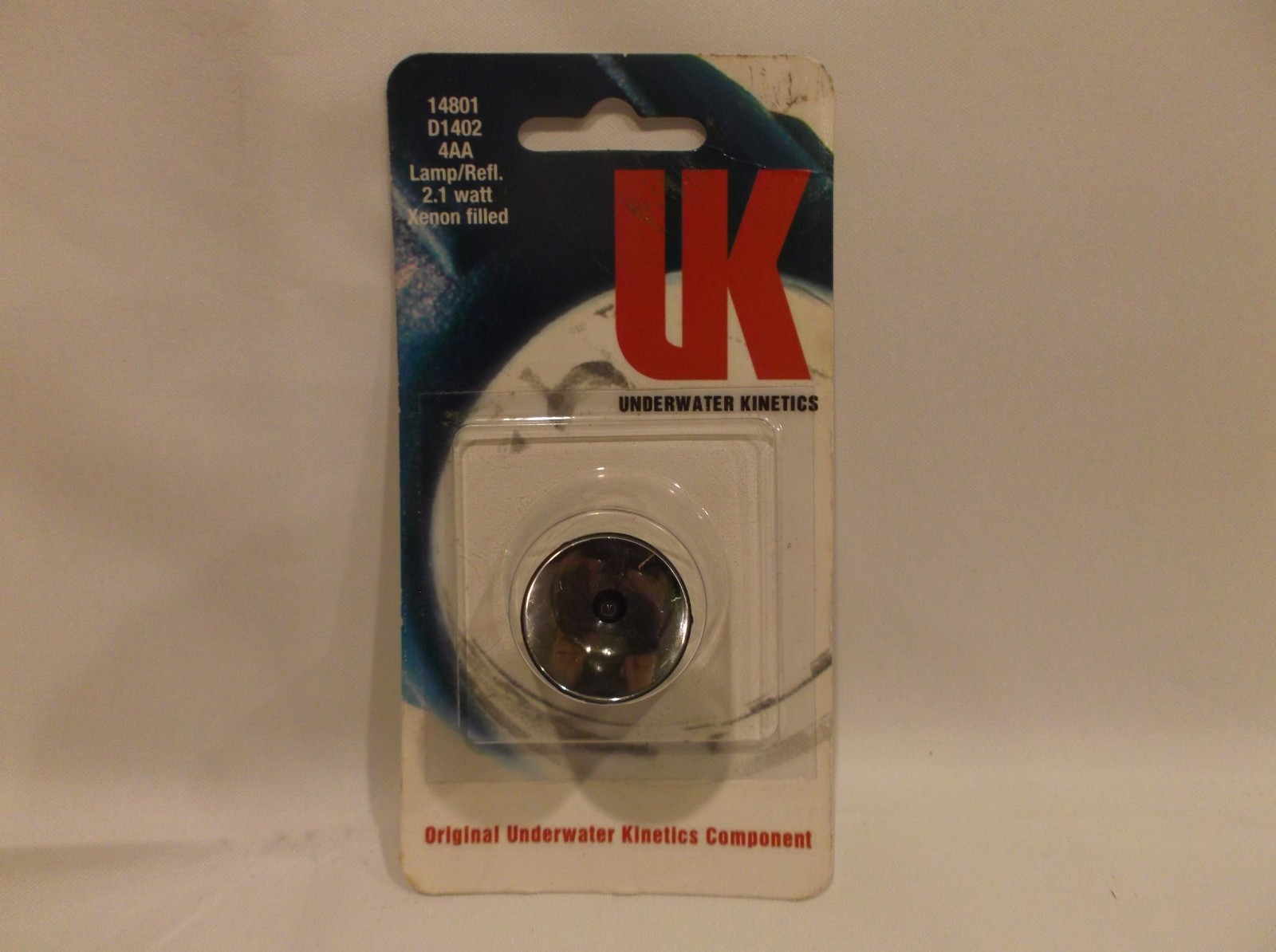 GENUINE Underwater Kinetics UK Lamp Reflector #14801 D1402 2.1 Watt Xenon Filled